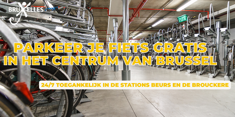 automutilatie, Gratis beveiligde fietsenstalling in Brussel!